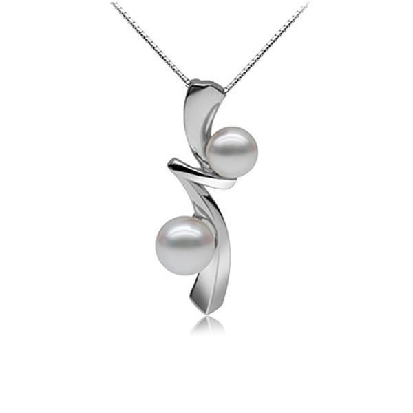 Pendentif Design Double Perles