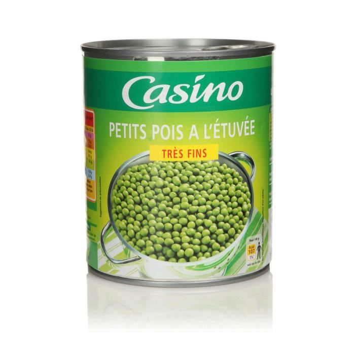 CASINO - Petits Pois Très Fins 560G