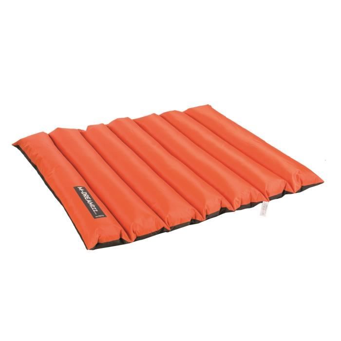 MPETS Coussin d'extérieur Lombok - 85x70x7cm - Orange et gris - Pour chien