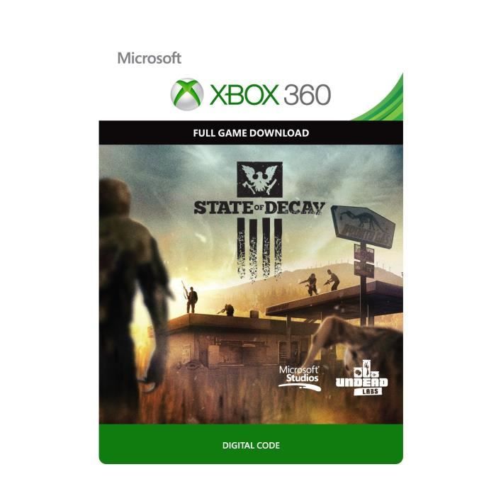 State of Decay Jeu Xbox 360 à télécharger