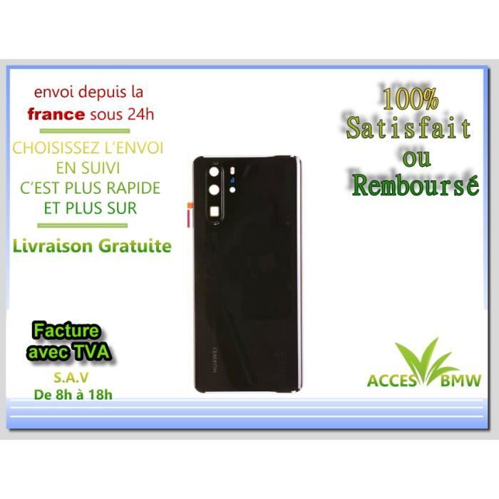Cache Batterie Vitre Arrière Pour Huawei P30 Pro Noir