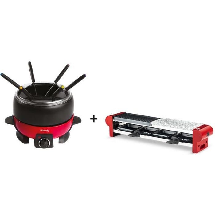 ALP1800 +RP4 APPAREIL A FONDUE 2 L ET PIERRE/RACLETTE