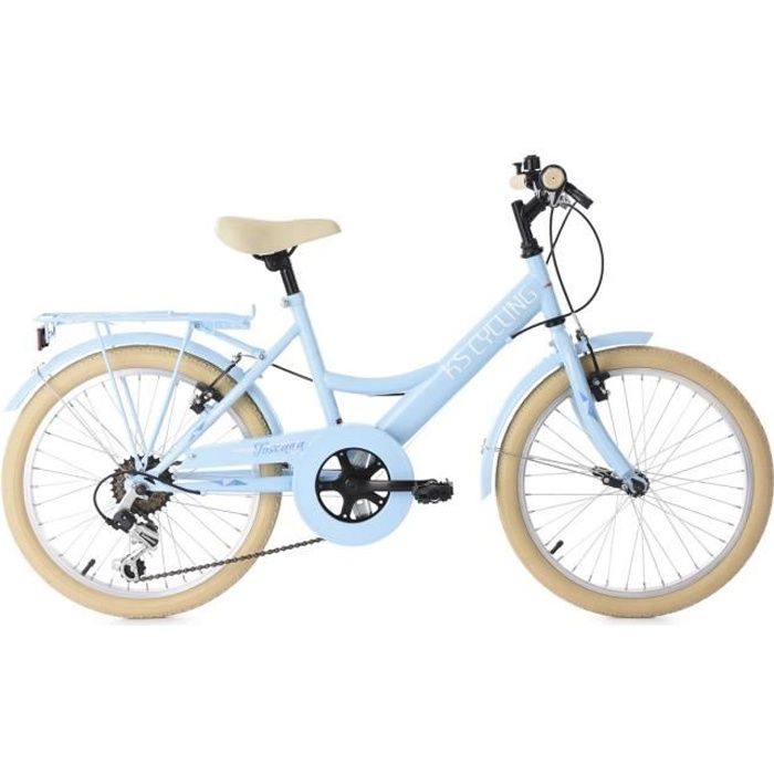 Vélo enfant 20'' Toscana 6 vitesses bleu clair TC 35 cm KS Cycling