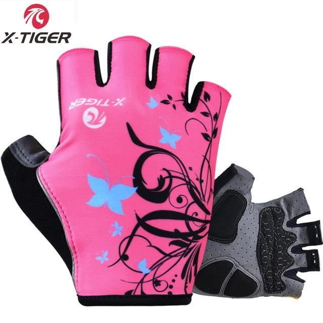 Tongcart Femmes Antichoc Cyclisme Gants Fitness Femme Sport Vélo Gants Moto En Plein Air Montagne Route Vélo équitation Gants