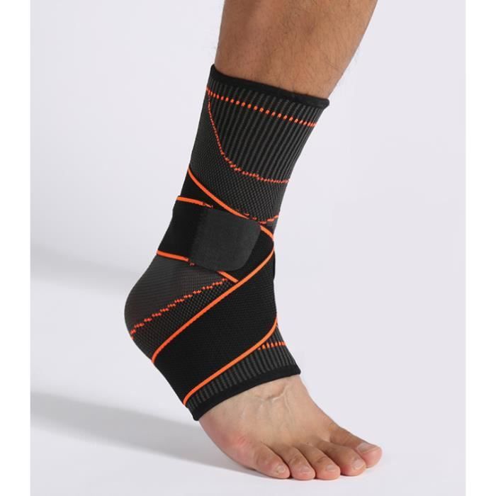 Chevillère,Bandage de Cheville de Pied Réglable,Soutien de la Cheville Élastique,pour Ligamentaire,Arthrite,Tendinite,gym,sport,1pcs