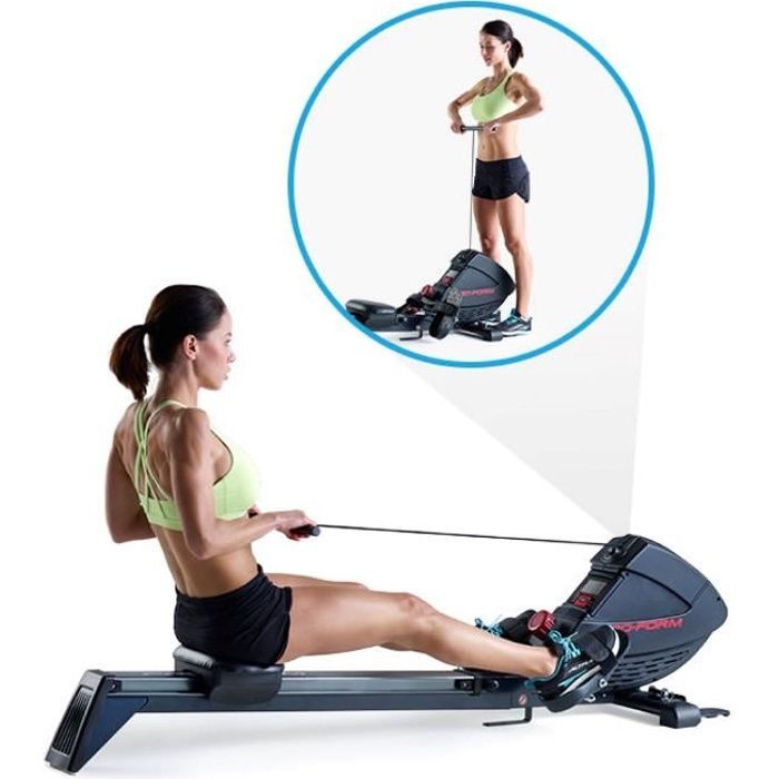 PROFORM Rameur 440 R - ENTRAINEMENT 2 EN 1