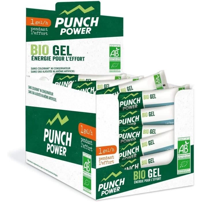 PUNCH POWER - SPEEDOX' Mangue - Présentoir 40 gels x 25 g - Gel énergétique antioxydant