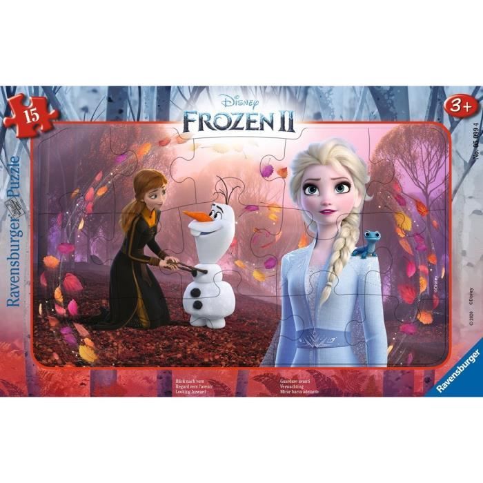 Puzzle cadre 15 p - Regard vers l'avenir / Disney La Reine des Neiges 2