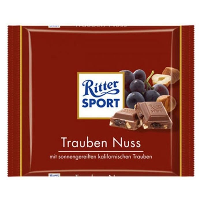 Ritter Sport Raisin Noisettes (lot de 4)