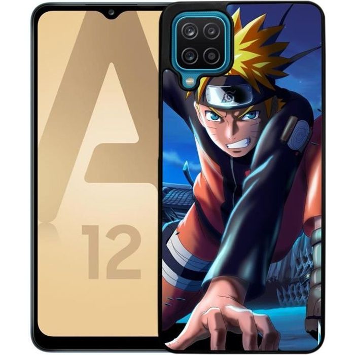 Coque souple pour Samsung Galaxy A12 5G - Naruto Night. Accessoire téléphone