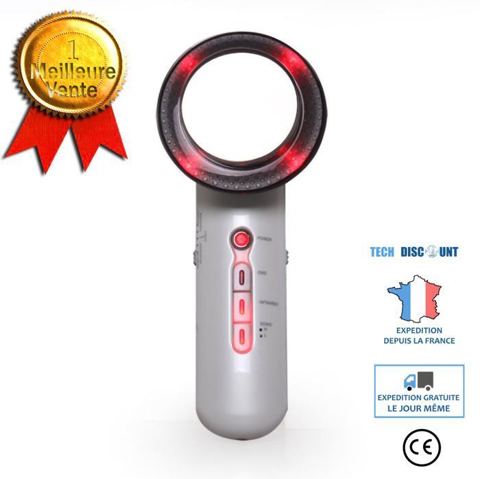 TD® Appareil d'amincissent de beauté 3 modes massage relaxation et détente accessoire beauté ultrasonique anti-cellulite brûle