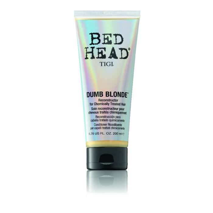 TIGI Bed Head, Dumb Blond, Conditionner Dumb Blond 200ml, Soin cheveux blond, gris, blanc , Après-shampoing Post-coloration