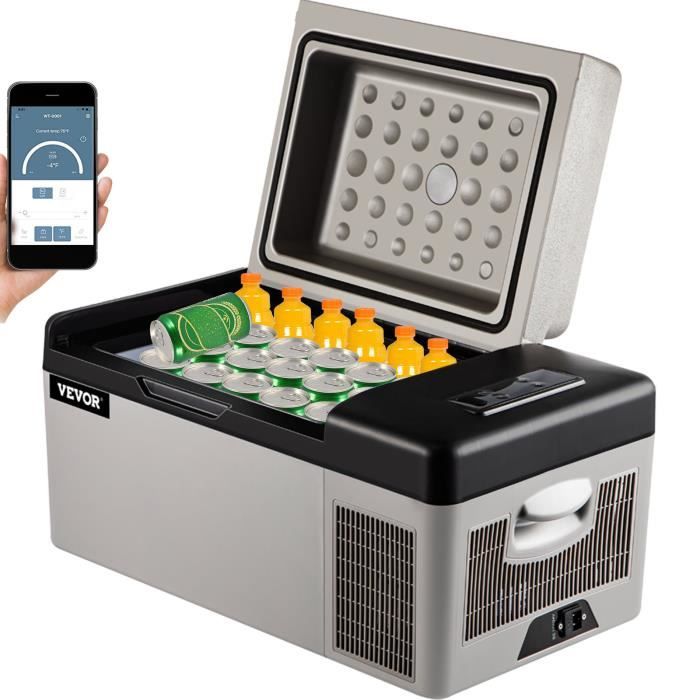 20 L Réfrigérateur de voiture - VEVOR - Glacière électrique portable panneau numérique