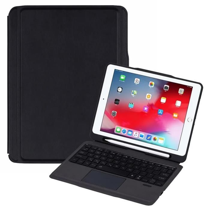 Pour iPad Air 2/iPad Pro 97 pouces (2016)/iPad 97 pouces (2017)/(2018) Clavier Bluetooth rétroéclairé 7 couleurs