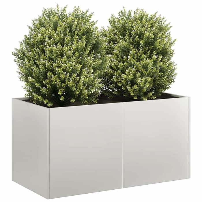 Jardinière noir 80x80x40 cm acier laminé à froid - Jardinière Jardinière noir 80x80x40 cm acier laminé à froid - Jardinière
