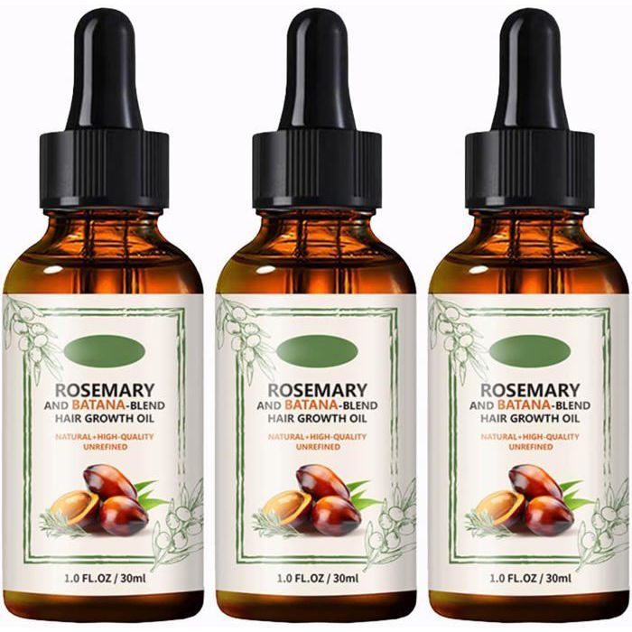 Sérum Croissance Cheveux RED+ - Huile Anti-Chute Naturelle - 4 Fl Oz