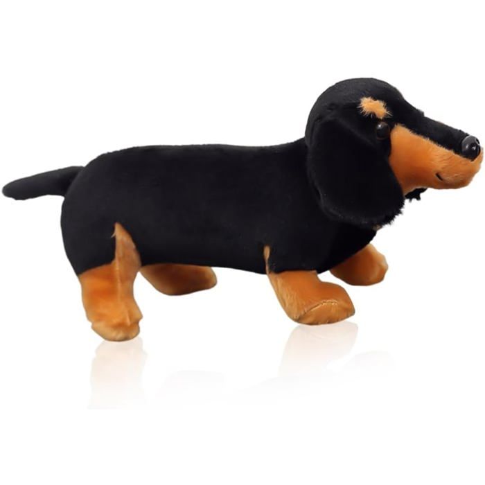 Peluche Teckel - Chien Saucisse Doux et Mignon pour Enfants et Adultes Peluche Teckel - Chien Saucisse Doux et Mignon pour Enfants et Adultes