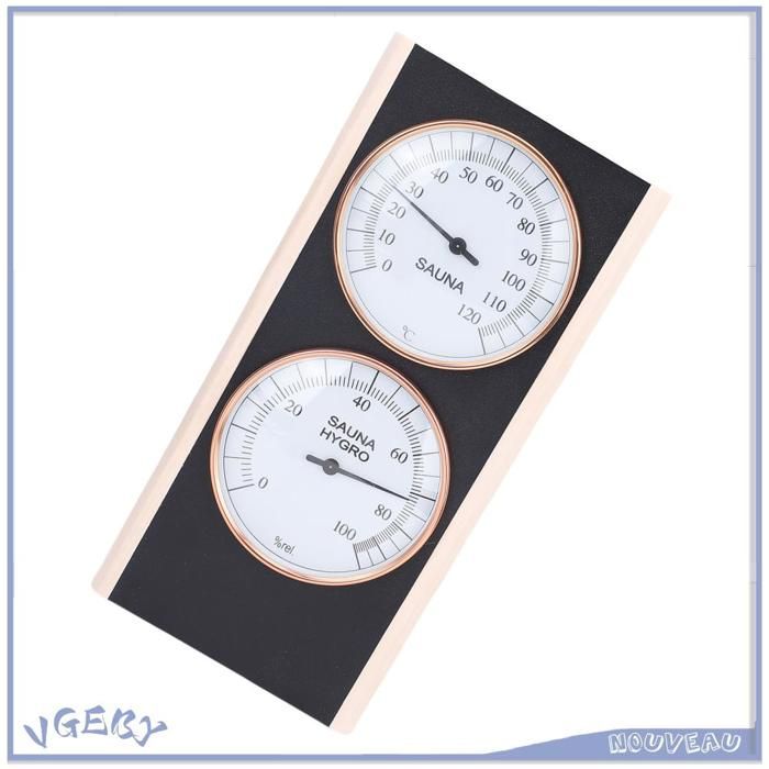 Thermo-Hygromètre En Bois Thermomètre Pour Salle De Bain Sauna Thermo-Hygromètre En Bois Thermomètre Pour Salle De Bain Sauna