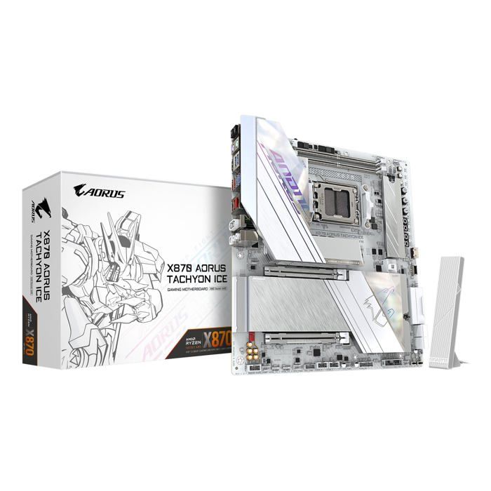 Gigabyte X870 AORUS TACHYON ICE - vue 7