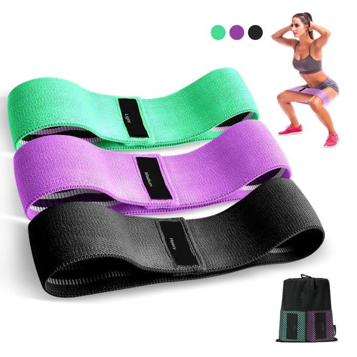 Suright Bande Elastique Musculation en Tissu