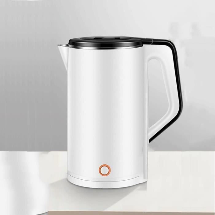 Bouilloire INOX Double paroi. 2L sans BPA, 1500W, Bouilloires électriques, Protection Contre la