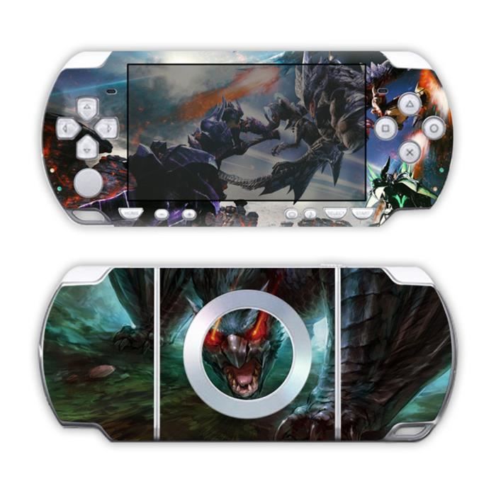 Lot De 2 Stickers Décoratifs Repositionnables Pour Console Sony PSP Slim – Neufs