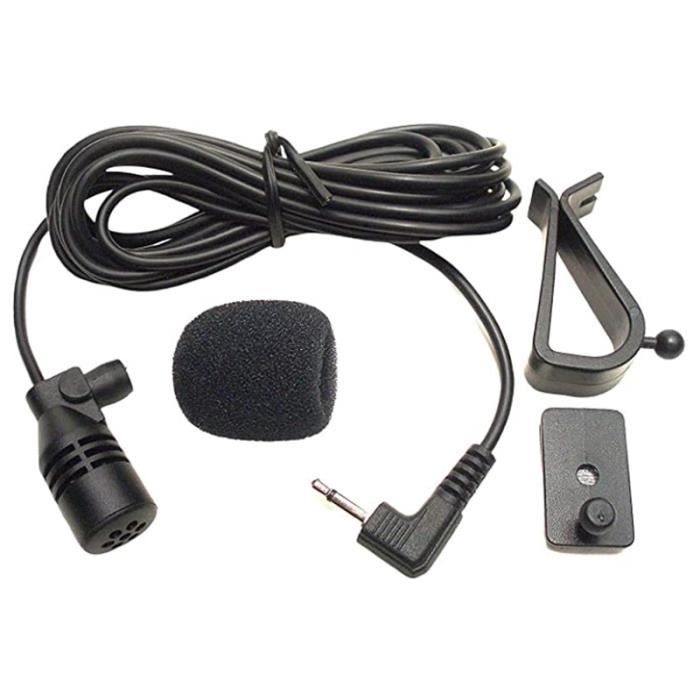 Microphone Externe Voiture Bluetooth - Micro Cravate Haut Parleur Main Libre 3,5mm | Qualité Sonore Améliorée