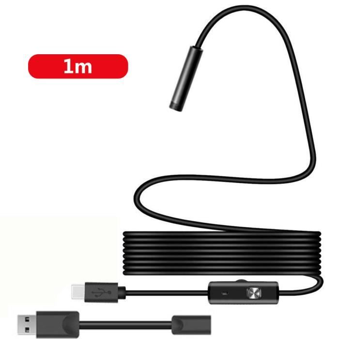 Caméra D'Inspection Endoscope IP67 - Câble 3,5 M - Pour Plomberie, Mécanique Auto - Plug And Play