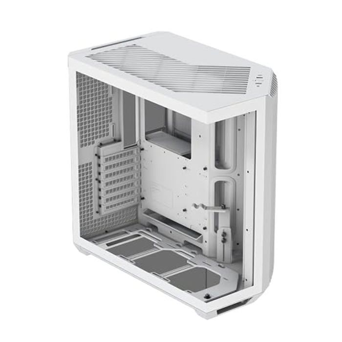 Boîtier PC ATX - APNX - V1 - Double chambre - Panneaux en verre - 10 emplacements ventilateurs