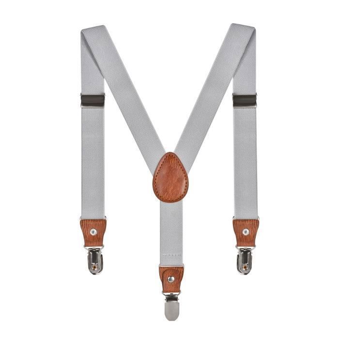 Bretelles Pour Bebe Enfants Y Forme Avec 3 Clips Bretelle Chic Pour Garcons Filles De 1 7 Ans Gris Clair Gris Clair Cdiscount Pret A Porter