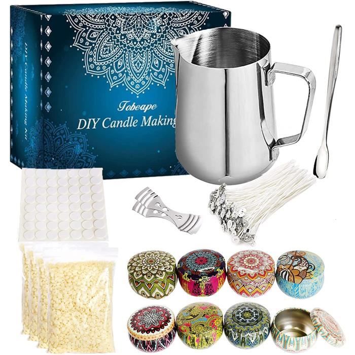 Kit Fabrication Bougies Frasheng - Cire De Soja, Accessoires Complets, Parfumées, Pour Débutants