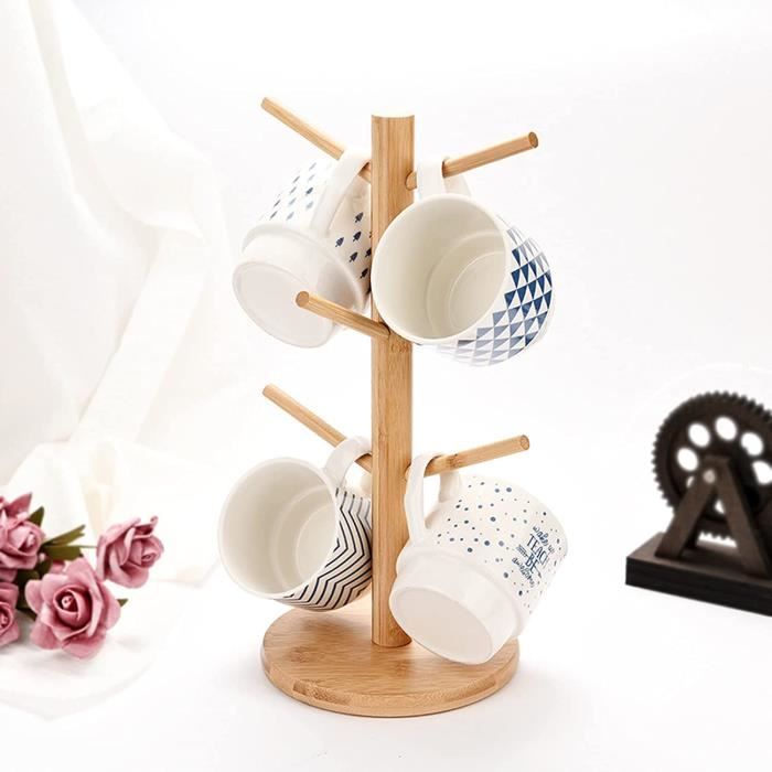 UMU® Service à thé pour enfants avec plateau en bois 20