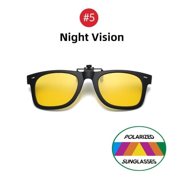 Lunette Vision Nocturne Nuit Verre Jaune Anti Éblouissement Améliore la  Conduite de Jour comme de Nuit HB052 - Achat / Vente lunettes de soleil -  Cdiscount