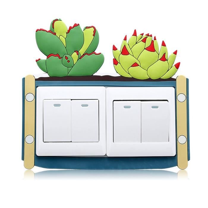 Maison Decoration Double Style C 3d Dessin Anime Cactus Enfants