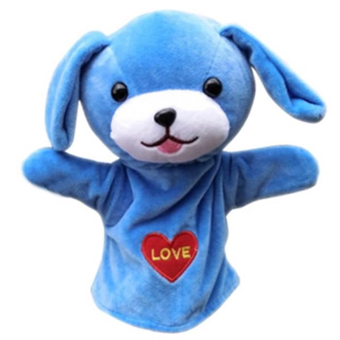 peluche chien bleu