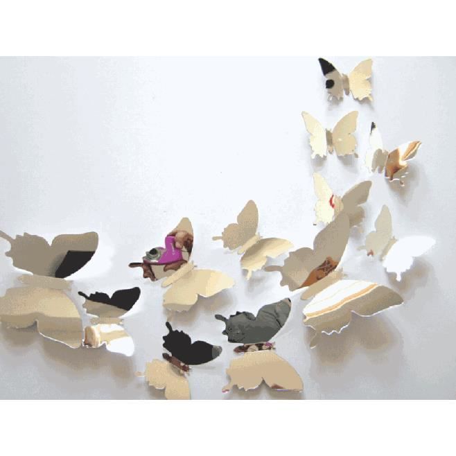 Disney Moana décoratifs Papillons Disney Wall Stickers 3d papillons