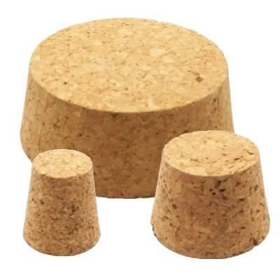 AlcoFermBrew Bouchon De Liège Fermentation 123/115 Mm – Avec Barboteur – Bouchon Bouteille Demi-Rond