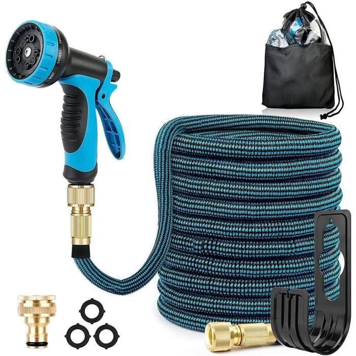 Pistolet Lavage Voiture 10 Modes – Buse Haute Pression, Raccord Métal, Poignée Caoutchouc