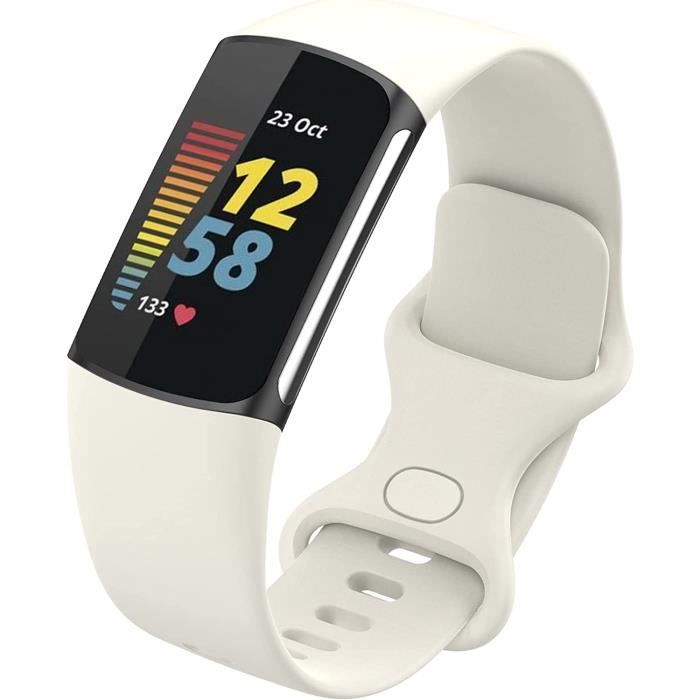 Bracelet pour Fitbit Charge 5 Bracelet femme, Bande en Silicone de  Remplacement Reglables Sport Accessorie Compatible pour [314] , -  Achat/vente bracelet de montre Femme Neuf - Cdiscount