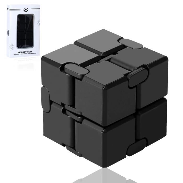 Funxim Fidget Cube Décompression Jouet Infinity Cube tuant Le Temps Fidget Joue Le Cube Infini pour Le Personnel de Bureau Stress de Jouet de Doigt de Fidget et soulagement d'inquiétude