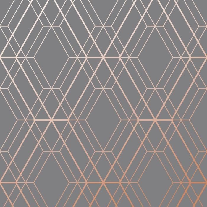 Téléchargement gratuit Images Papier Peint Geometrique Metro Diamond Charbon De Bois Et Cuivre dernière par