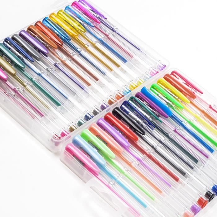 Cadeau Fille - Stylo Gel - Lot 30 Gel Pens, Stylo Gel Pailleté