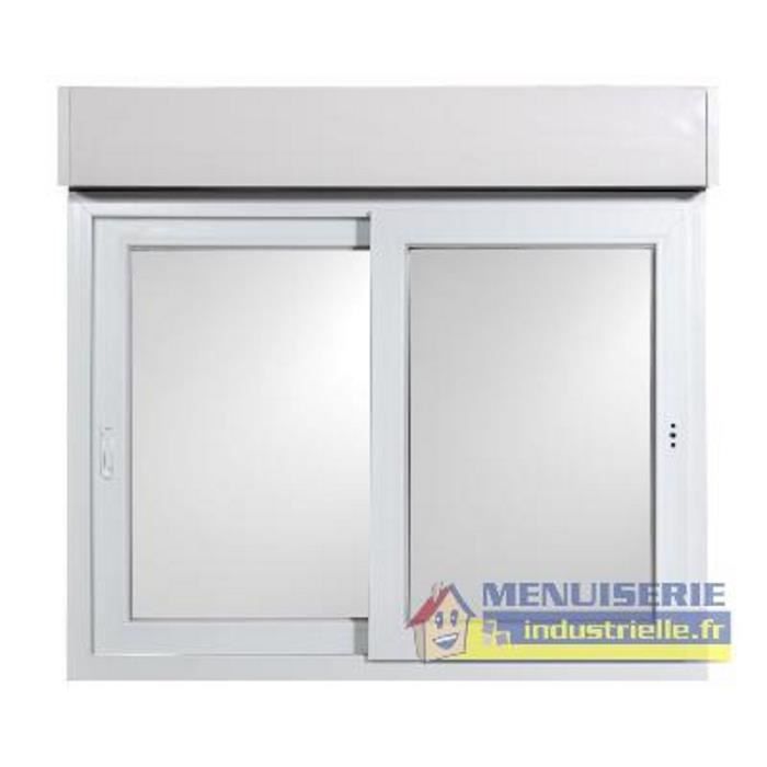 Fenetre Coulissante H 105 X L 140 Cm Pvc Volet Roulant Electrique Achat Vente Fenetre Baie Vitree Fenetre Coulissante H 105 X Cdiscount