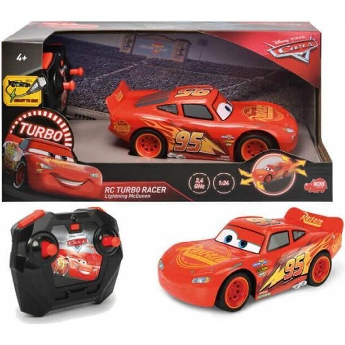 Flash mcqueen 1/24eme - cars 3, vehicules-garages