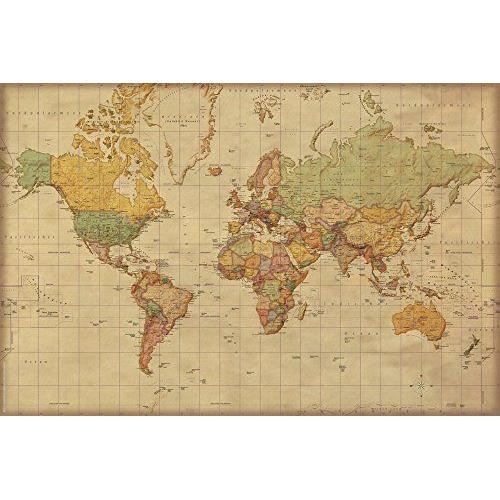 Carte De France Détaillée 61x91,5cm - Edition 2017 - Provinces, Routes, Relief