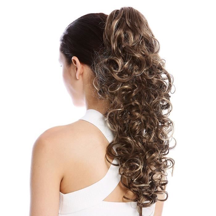 Wig Me Up N956 V 10h16 Postiche Couette Queue De Cheval Boucles Boucle Volumineux Peignes Long 50 Cm Meches Brun Blond Achat Vente Perruque Postiche Wig Me Up N956 V 10h1 Cdiscount