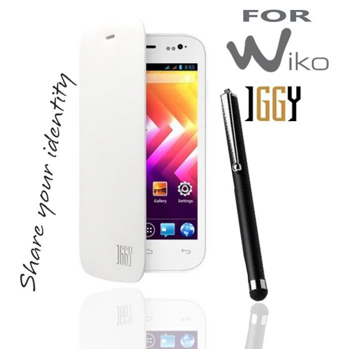 Custodia Portafoglio Per Wiko Iggy PH26 | Similpelle Rossa Con Chiusura