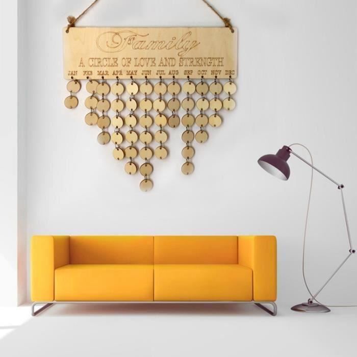 Ht Calendrier D Anniversaire En Bois Conseil Bricolage Anniversaire Signe Des Dates Speciales Planificateur Conseil Pour La Maison Achat Vente Calendrier Ephemeride Ht Calendrier D Anniversair Cdiscount