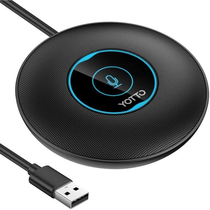 YOTTO Kit micro USB pour ordinateur et microphone Cardioïde avec support pour microphone pour la musique et la vidéo Podcast Gaming 