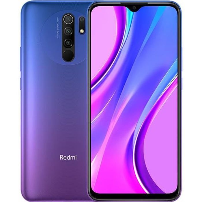 Achat T&eacute;l&eacute;phone portable XIAOMI Redmi 9 64Go Violet pas cher